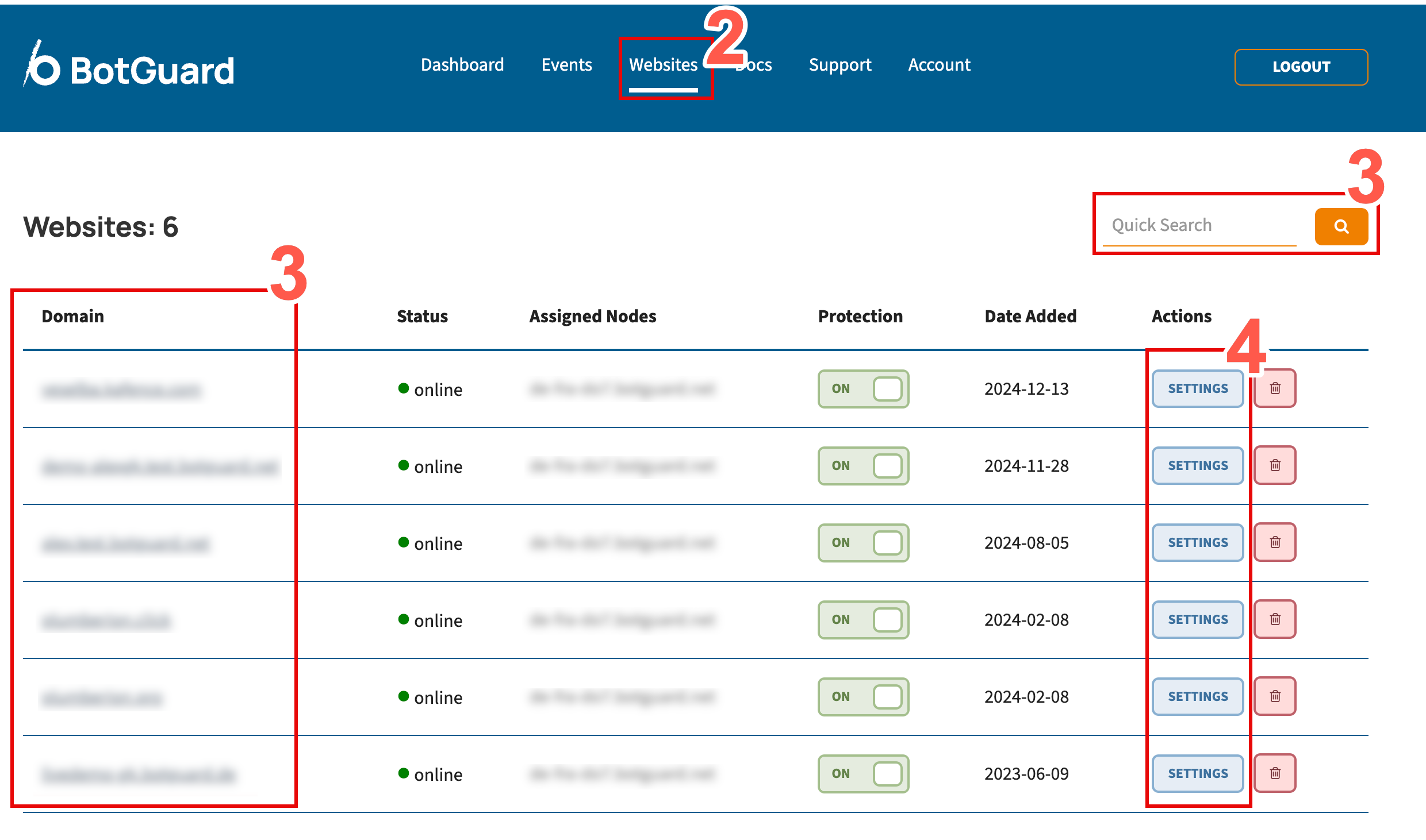 Websites UI